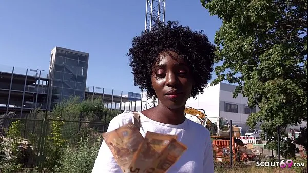 GERMAN SCOUT - BLACK EBONY MILF ZAAWAADI REAL PUBLIC PICKUP SEX FOR CASH IN BERLIN گرم کلپس دیکھیں