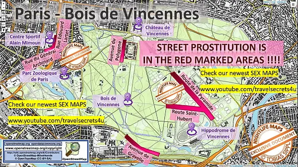 Sehen Sie sich Straßenprostitutionskarte von Paris, Frankreich mit Angabe, wo Straßenarbeiter, Freiberufler und Bordelle zu finden sind. Außerdem zeigen wir Ihnen die Bar, das Nachtleben und das Rotlichtviertel der Stadt warmen Clips an