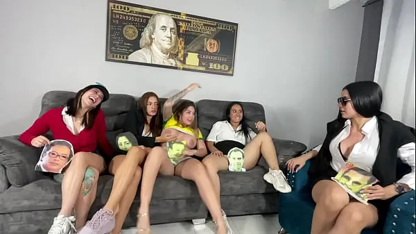 Oglądaj Presidential candidates in Colombia fucking in an interview to win the elections - Sara Blonde - Katty Blake - Ambar Prada - Natalia Medina - Camila Mush - Mia Montieth ciepłe klipy