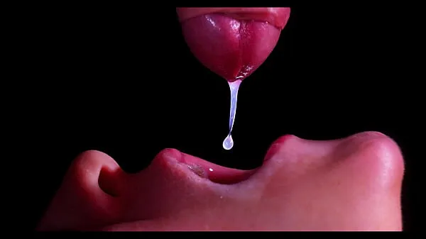 Regardez FERMER : MEILLEURE bouche de traite pour votre bite ! Sucer une bite ASMR, langue et lèvres BLOWJOB DOUBLE EJACULATION -XSanyAny clips chauds