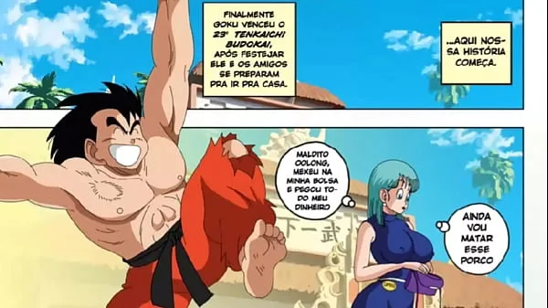 Se Goku and Bulma hook up for the first time, Bulma takes Goku's virginity varme klip