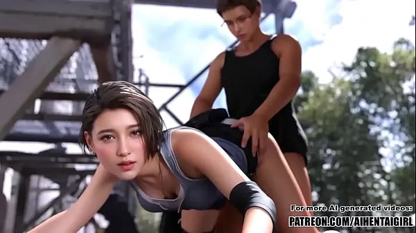 Resident Evil Jill Valentine cosplay Doggystyle | Uncensored Hentai AI generated گرم کلپس دیکھیں